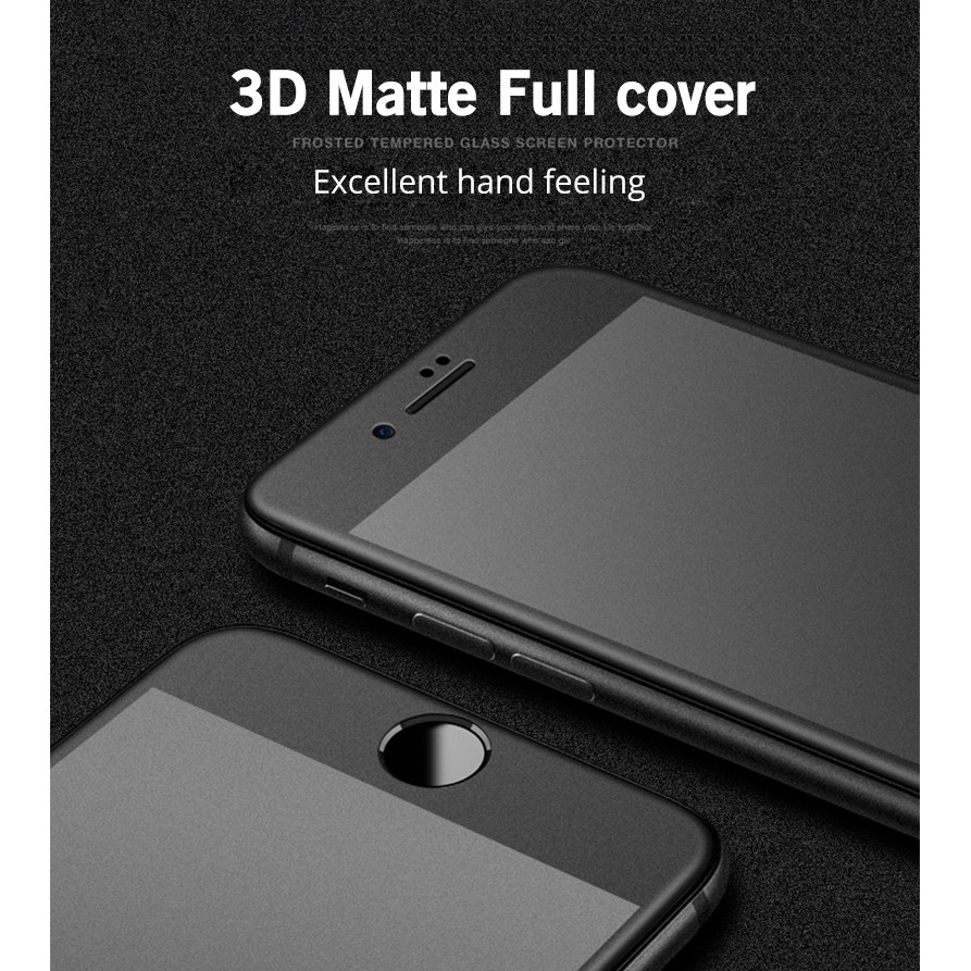 Pelindung Layar Tempered Glass 9H matte Anti Sidik Jari Untuk for  IPhone 11 12 13 Pro MAX 7 + 8 6 6s Plus XS MAX XR X mini SE 2020