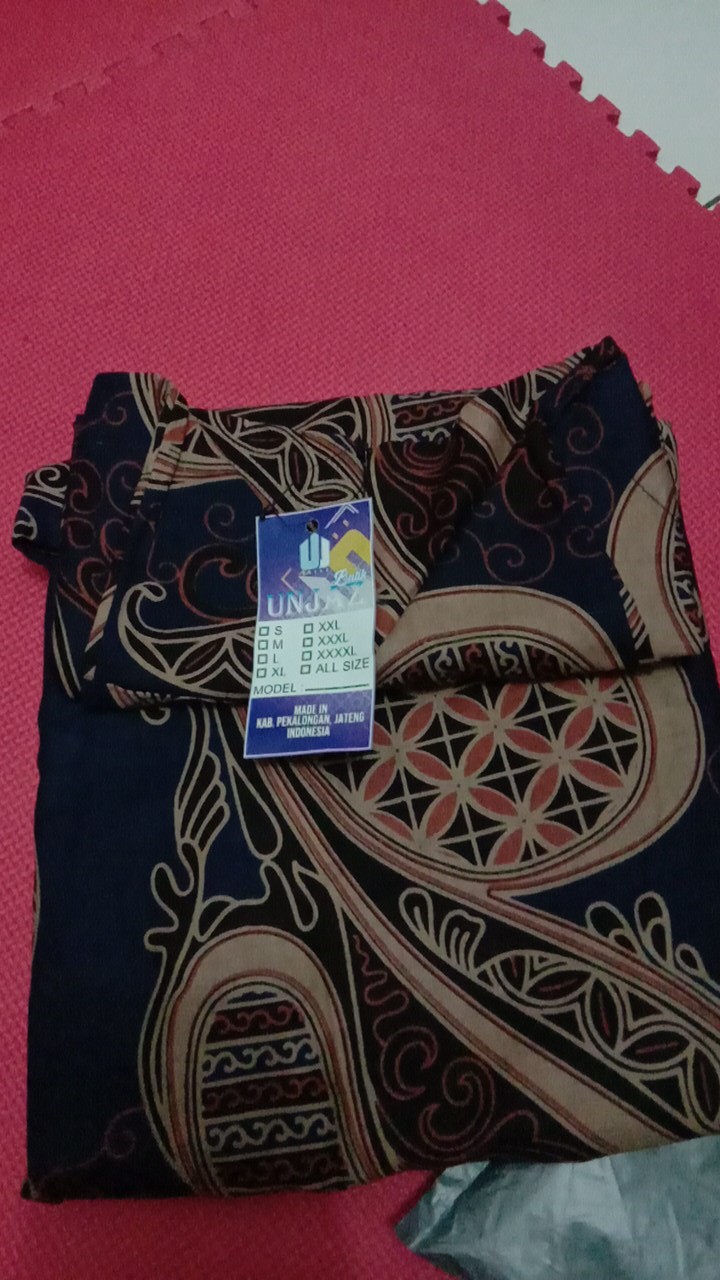 Atasan Batik Super Big Size Xxxxl Tunik Kantoran Terbaru Jumbo Ld 140