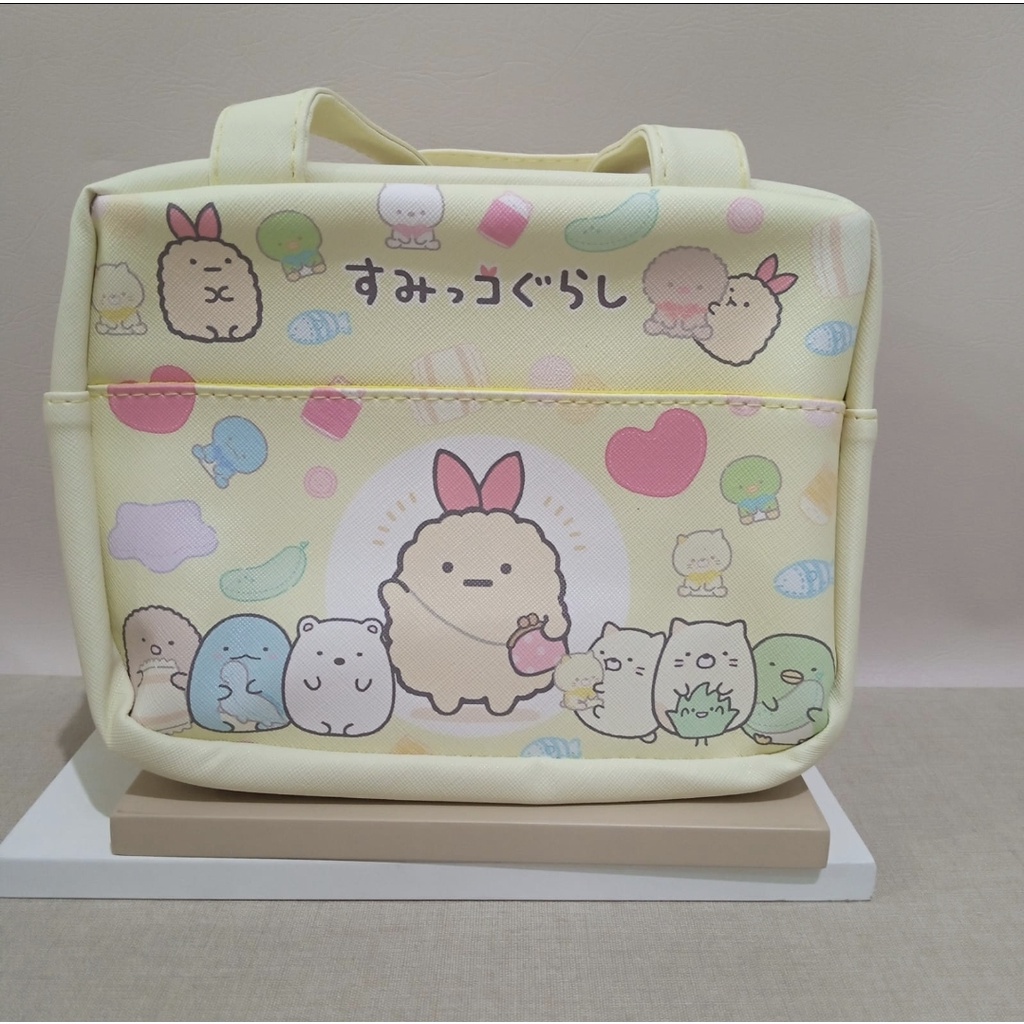 NAOMI - Banyak Motif Lunch Bag Sanrio Tebal Import - Kaori Kiyo bag - tas sanrio - tas motif cartoon - tas japan - Tas Anak - Tas makan - tas Bekal