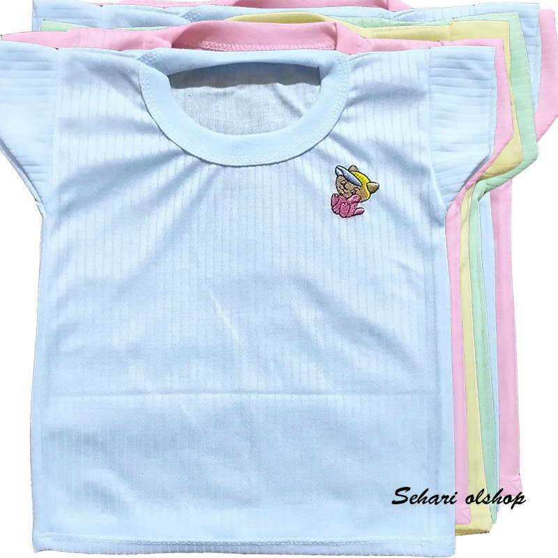 6 pcs - Baju oblong kaos bayi new born / baru lahir