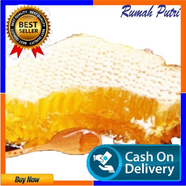Madu murni COD 500 gram Sarang madu Honeycomb madu sarang melifera madu murni500 gram