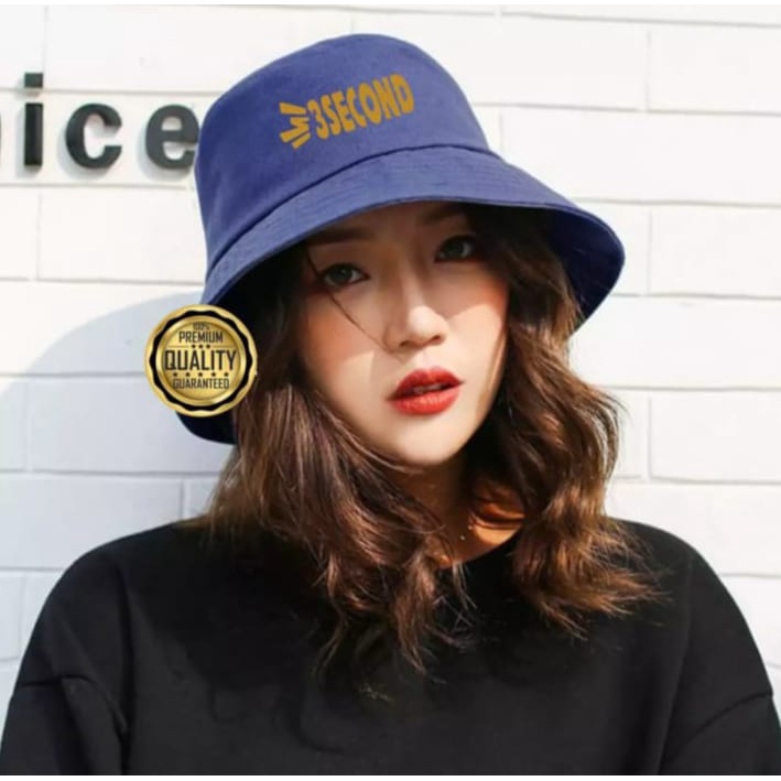 Bucket Pria/Wanita Terbaru/Terlaris/Bucket 3Second/Bucket Sablon Style Korea Terbaru COD