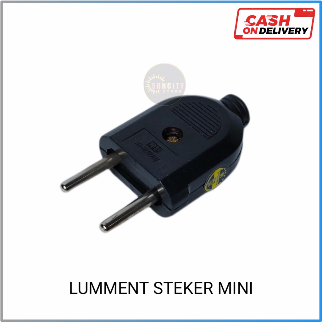 Lumment Steker Mini / Steker Gepeng - Hitam &amp; Putih