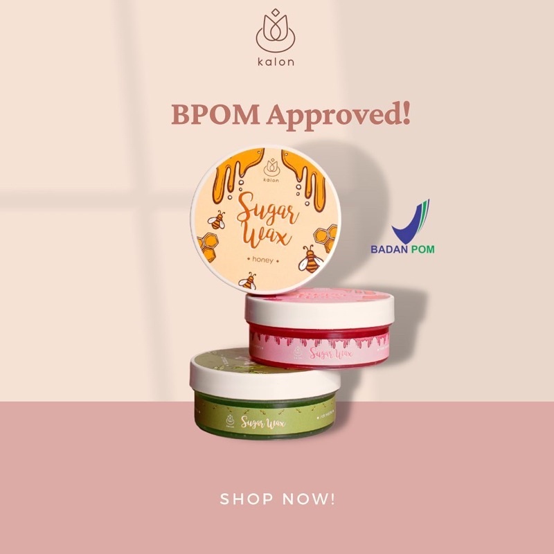 KALON (𝗕𝗣𝗢𝗠) 350gr Sugar Wax With New Strong Formula | Waxing Ketiak | Waxing Kit | Penghilang Bulu Kaki Tangan Ketiak | Waxing Bulu Ketiak Kaki Tangan | Hair Removal | Perontok Bulu Pencabut Bulu