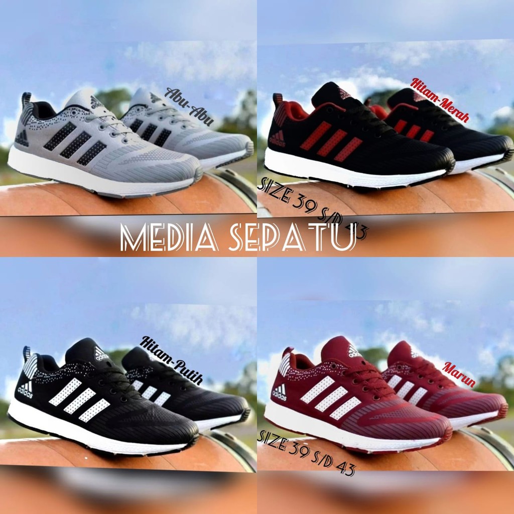 PROMO!! SEPATU SNEAKERS OLAHRAGA PRIA WANITA ADS ZOOM TERBARU