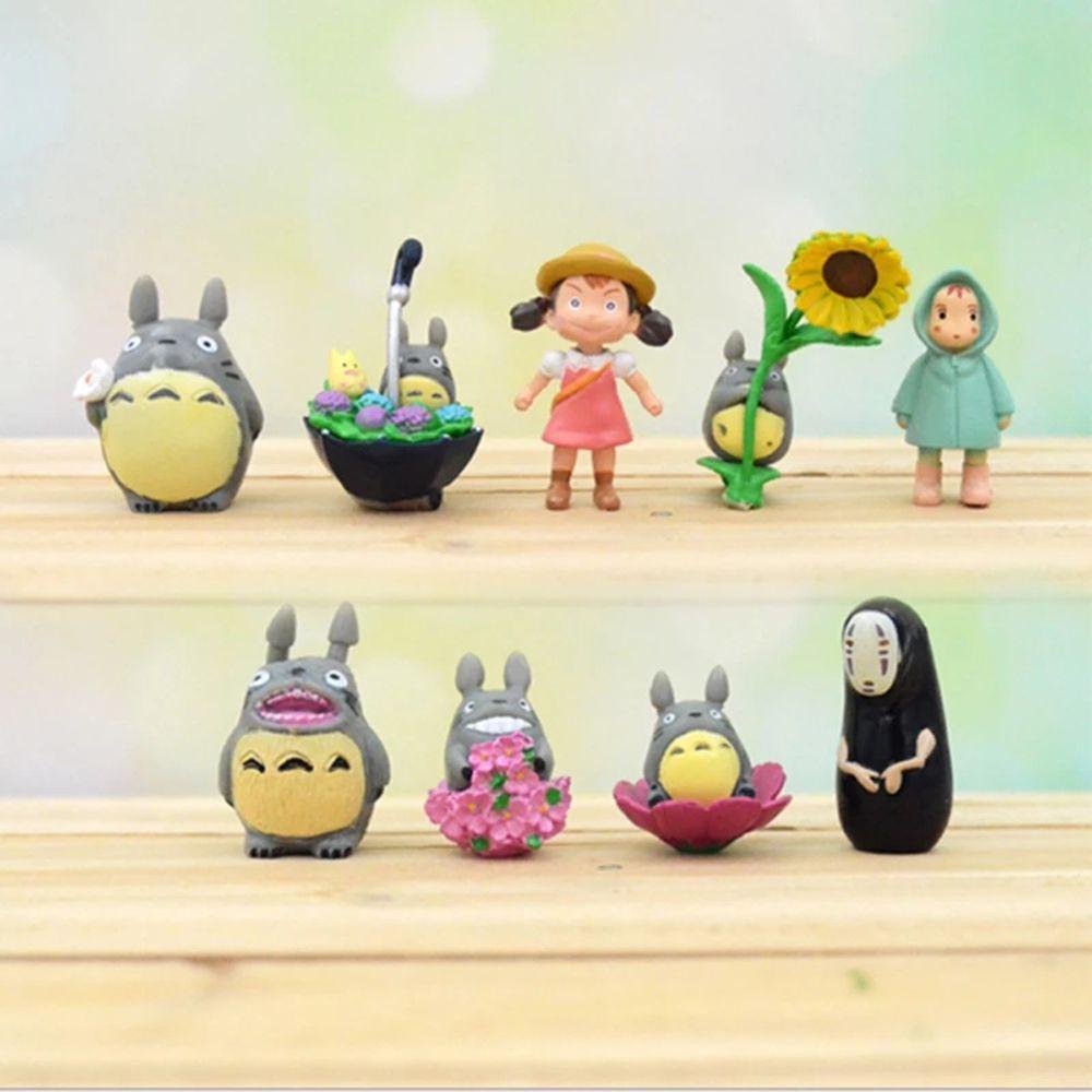 Mxbeauty Action Figure Anime My Neighbor Totoro Mini 3-5cm Bahan PVC Untuk Hadiah Ulang Tahun