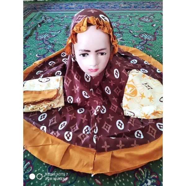 (Ready siap kirim) MUKENA ANAK PEREMPUAN  KATUN ADEM MOTIF KARTUN USIA 2 3 4 5 TAHUN size M L dan XL MUKENA ANAK 2-5 TH / MUKENA KARAKTER-4