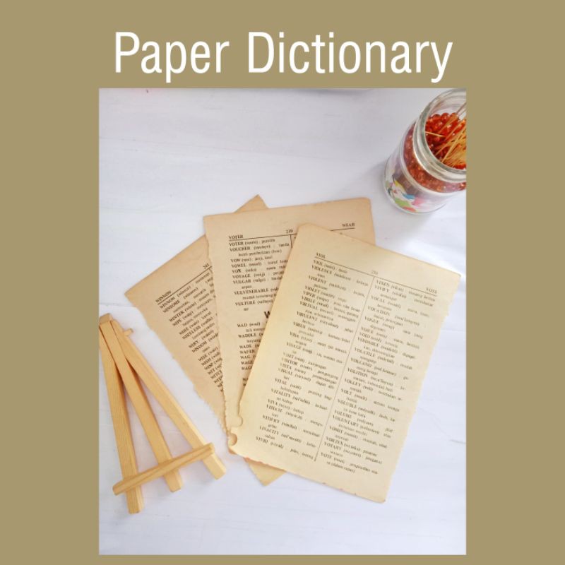 

NESYAART | Paper Dictionary aesthetic