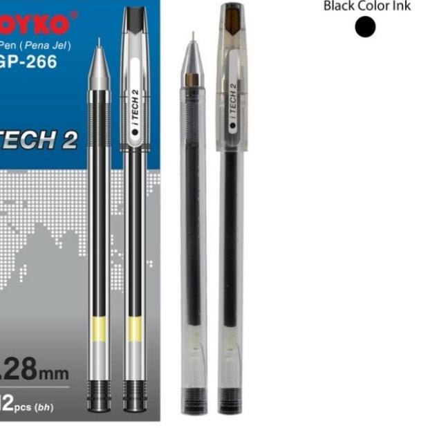 

Terjangkau PAM Gel Pen Joyko GP-266 I TECH HITECH 2 12pcs