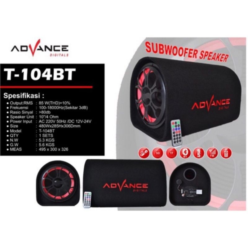 SPEAKER ADVANCE T 104 BT