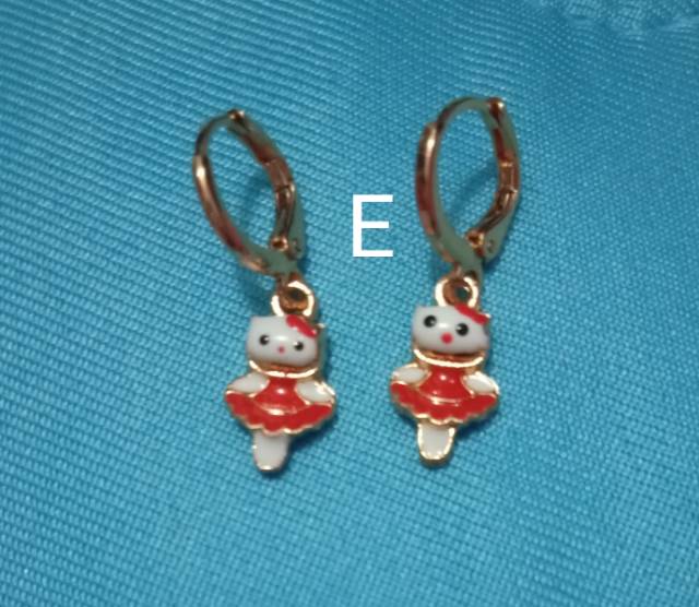 Anting anak anak xuping perhiasan lapis emas 18 k