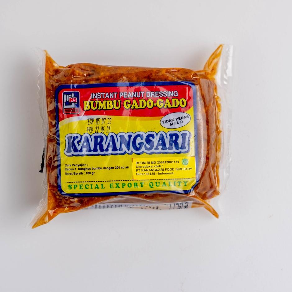 

ホ Karangsari- 2 Bumbu Gado - gado Tidak Pedas 180 Gr