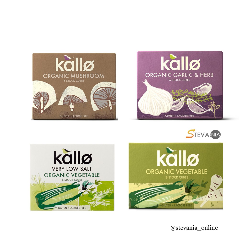 

Kallo Stock Cubes Organic 66GR Garlic And Herbs - Mushroom