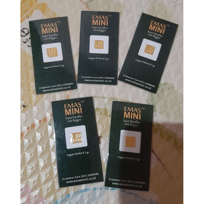 Emas Mini 0,1 Gram