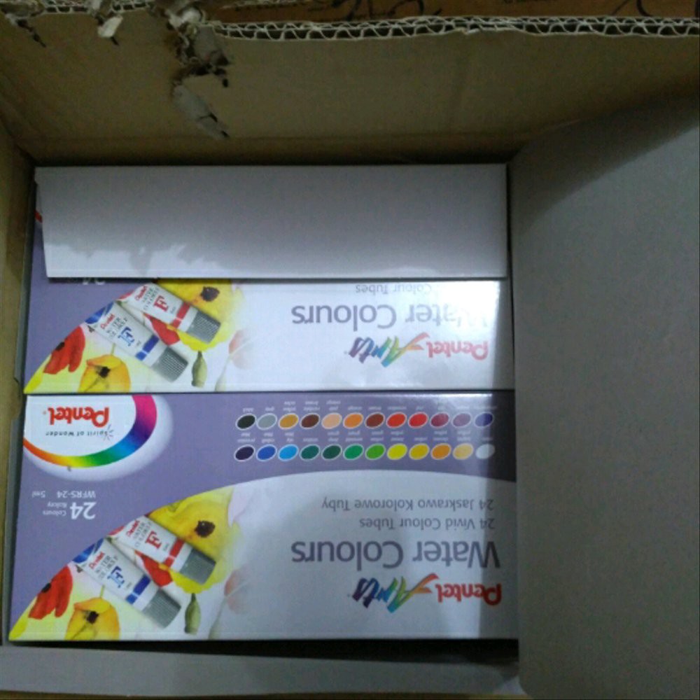 

Unik cat air pentel 24 warna terbaik