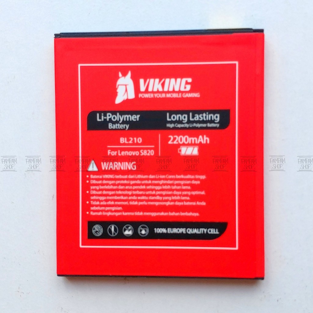 Baterai VIKING Double Power Original BL210 A656 A658T A750E A766 A770E Ori Batre Batrai HP