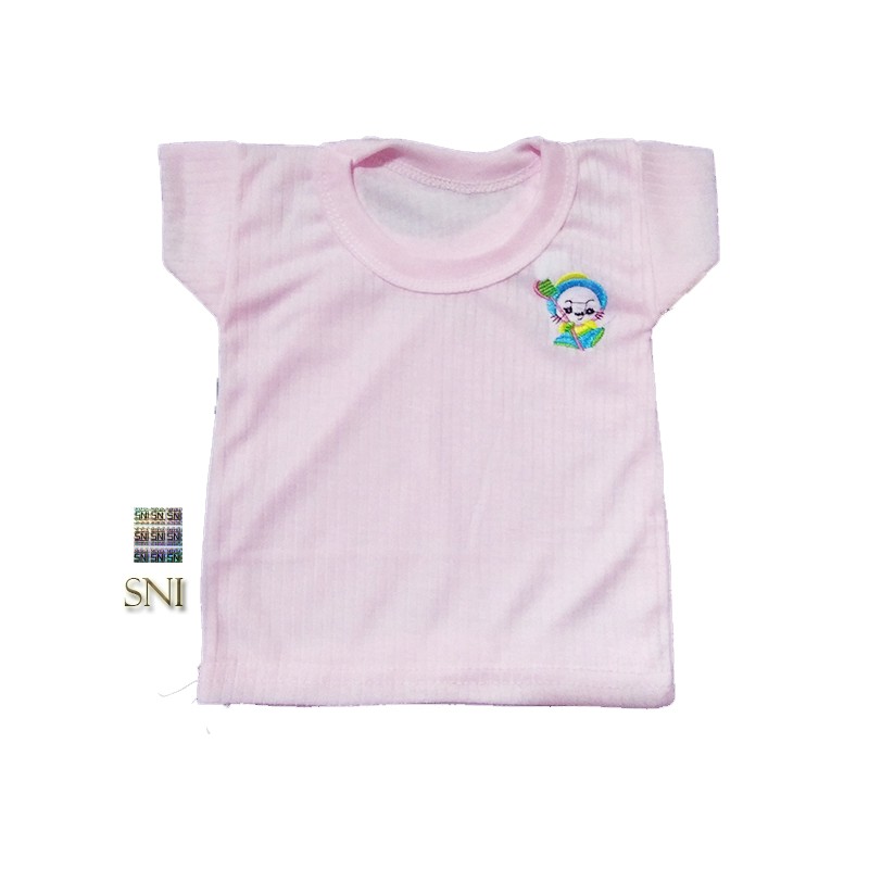 12 pcs - Kaos Oblong Bayi 6 -12 Bulan / Baju Baby Perempuan Laki