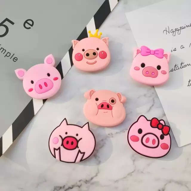 Popsocket  Karakter Part 15 / Popsocket  3D Termurah / Popsocket / Phone Holder / Pig / Babi / Piggy