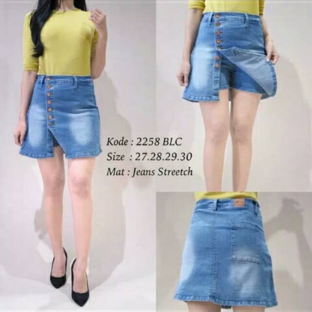 ROK CELANA IMPORT rok celana 2258 BLC