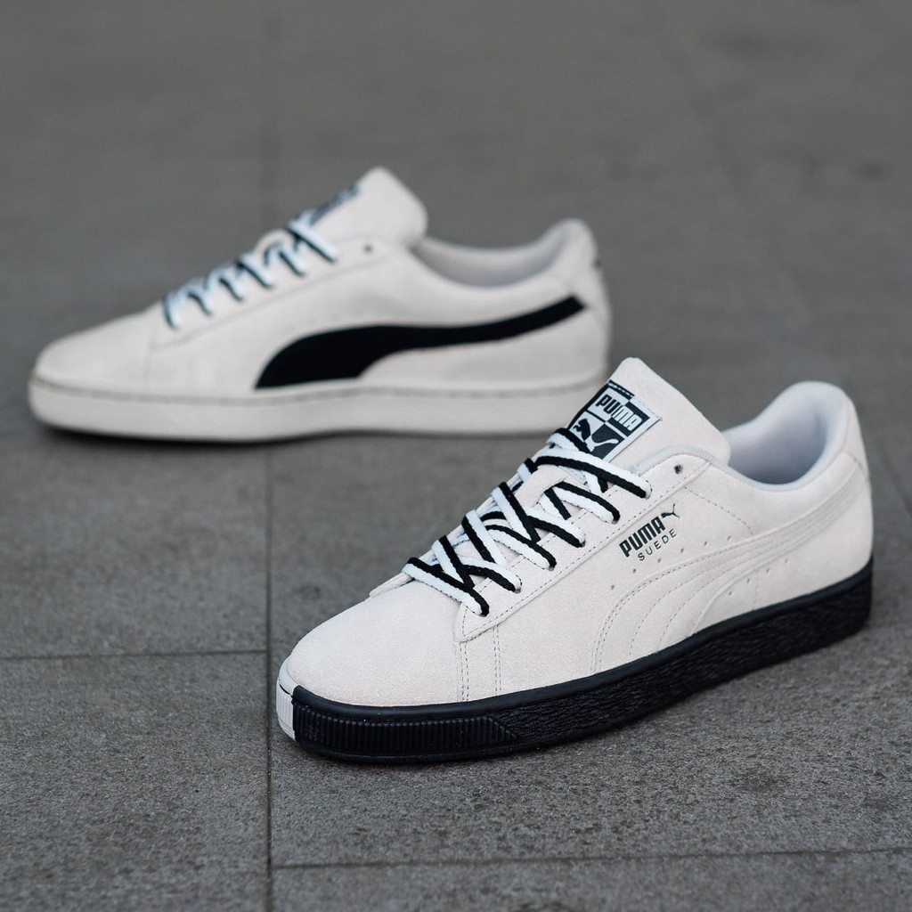 SALE SEPATU PUMA CLASSIC SUEDE OTHERSIDE CREAM BLACK ORIGINAL 100%