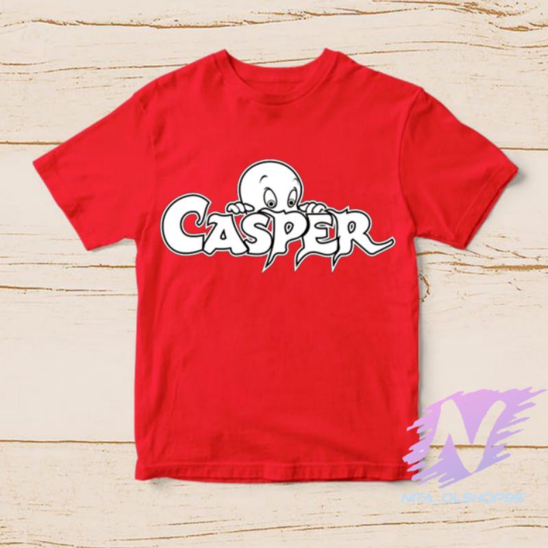 kaos anak kartun casper