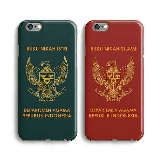 Custom Case BUKU NIKAH Xiaomi/Oppo/Advan/Vivo/Iphone Murah -  Buku Nikah Edition