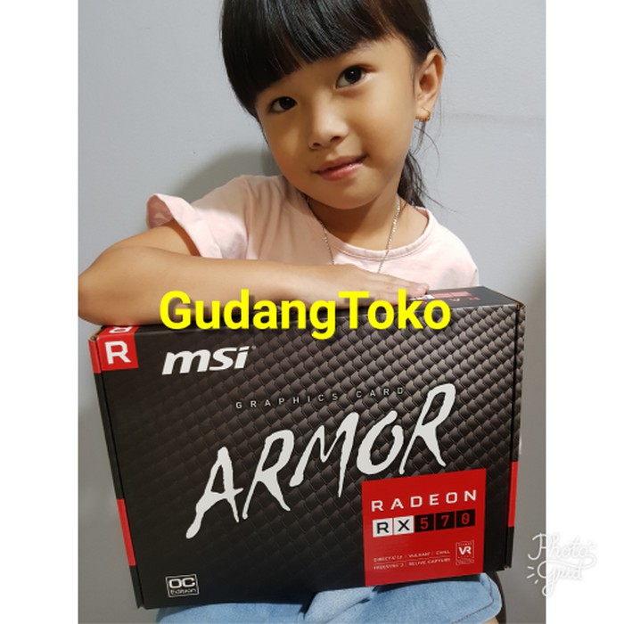 VGA Card MSI Radeon RX570 Armor 8GB OC