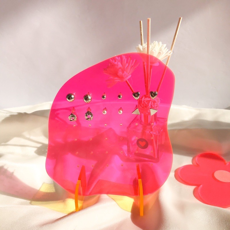 Earring holder neon edition | Tempat anting akrilik