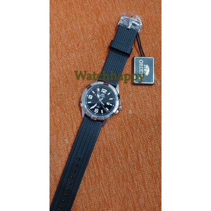 Watchhappy Jam Tangan Pria ORIENT ORIGINAL FUNE6003B0 Rubber Titanium FUNE6003B