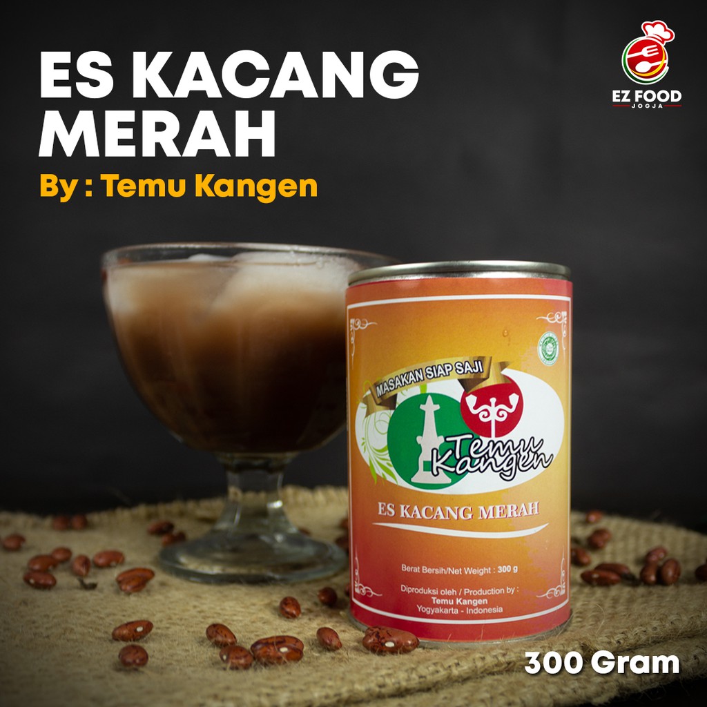 Jual Es Kacang Merah Temu Kaleng Makanan Kaleng Ez Food Jogja Shopee