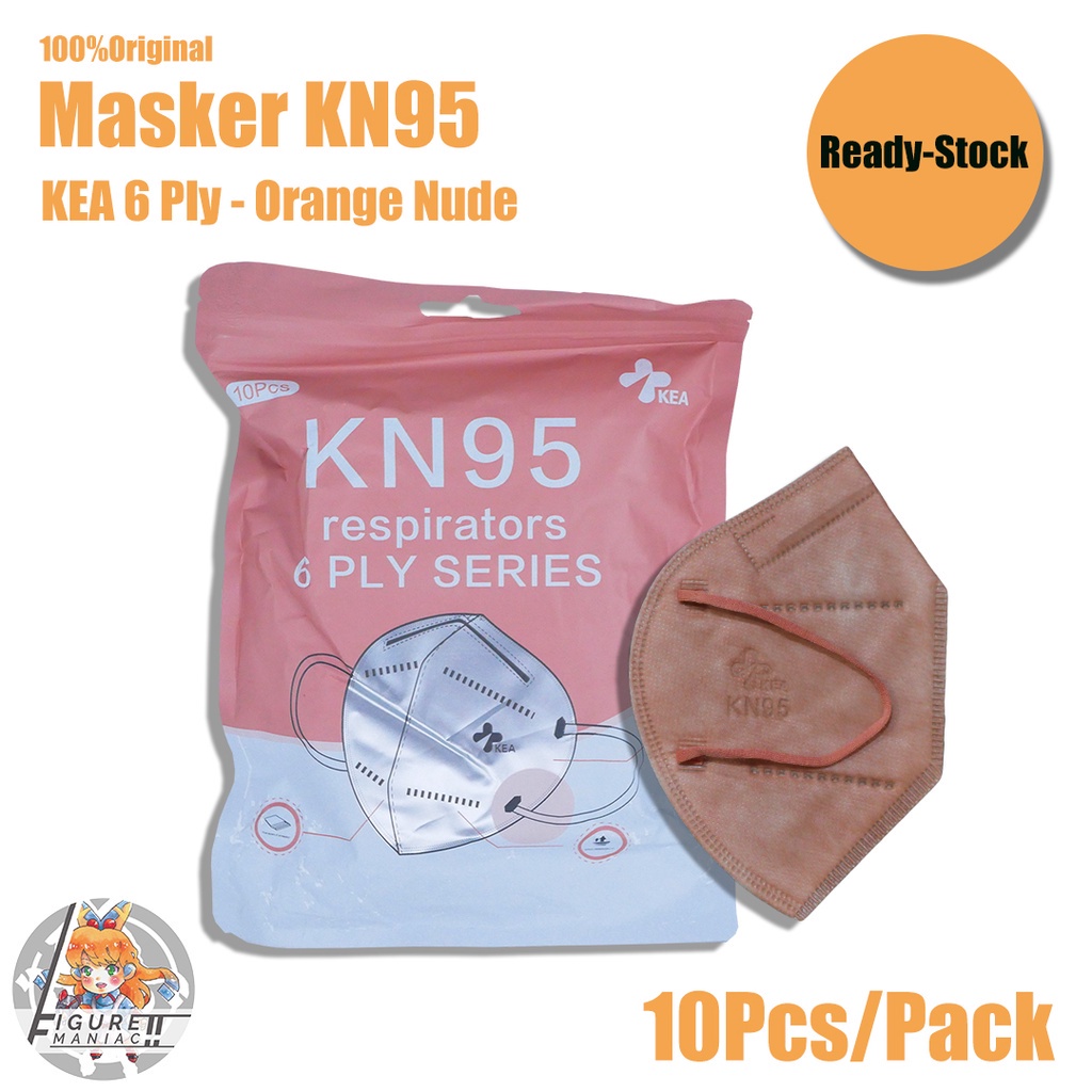 Masker KN95 5 PLY KEA 1 Pack isi 10 Pcs Warna Warni Pastel Soft Original