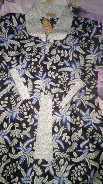 Blouse Batik Kerja Atasan Batik Wanita