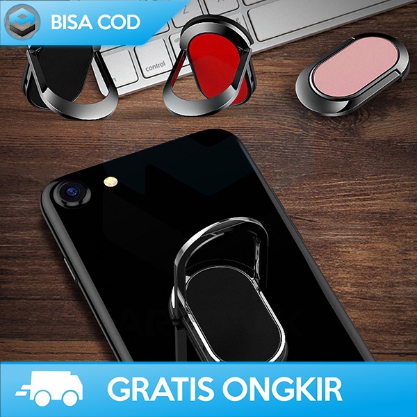 RING SMARTPHONE SPINNER TEMAT JARI HP ELEGAN 360 DERAJAT MAGNETIC ABS