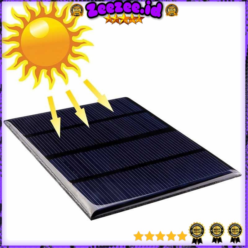 Jual DIY Mini Star Solar Panel 12V 1.5W - CNC85X115-18 - Hitam