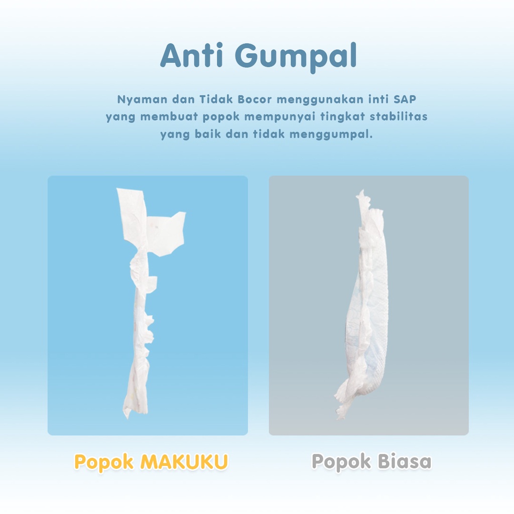SALE Popok Bayi Makuku Premium Slim/Comfort Tape/Pants NB28/S38/M36/M32/L34/XL/32/XXL28