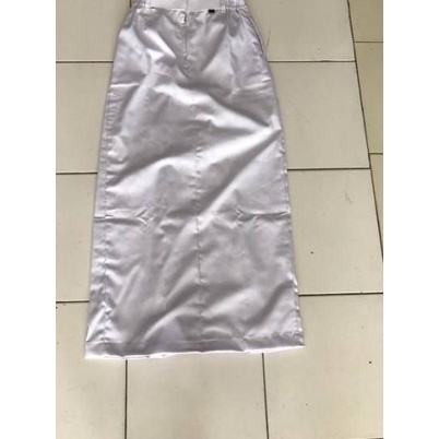 ❀ Rok span panjang kain Hitam / putih bahan drill high quality ♝