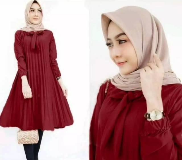 TUNIK MAXY VARIASI PITA LEHER