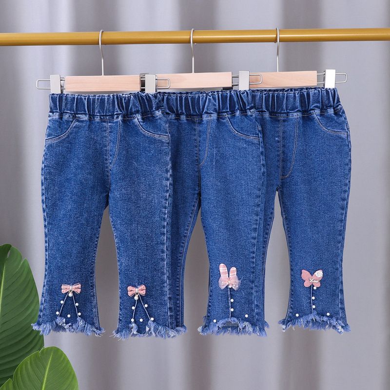 Celana Jeans Panjang Anak Perempuan Import 2-6Tahun Mutiara MUTE