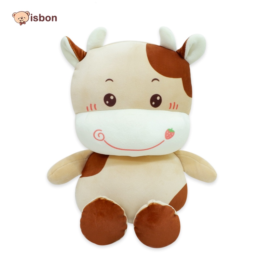 Boneka Sapi Cow Floopy Mac Dee Karakter Wajah Lucu Ekpresif Cocok Untuk Hadiah Bahan Non Alergi By Istana Boneka