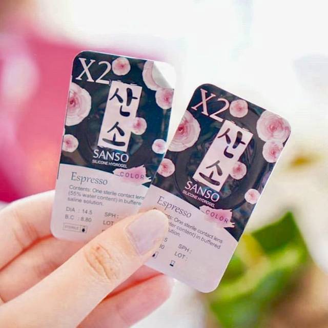 [ MINUS ] SOFTLENS X2 SANSO BLACK 14.5mm [ PREMIUM ]