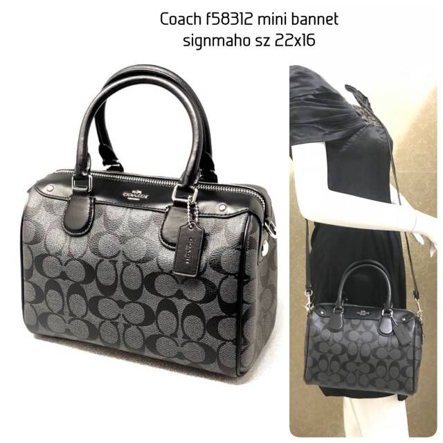 

Coach bannet sign black