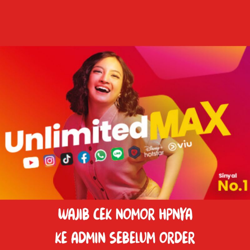 ISI ULANG KUOTA UNLIMITED MAX TELKOMSEL DAN PAKET DATA SIMPATI COMBO SAKTI UNLIMITED AS LOOP