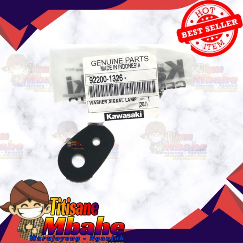 Washer Plat Lampu Sen Depan Ninja 150 R SS Original (satuan) Original Kawasaki