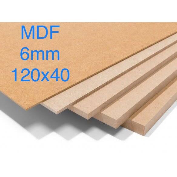 Papan MDF 6mm (120x40)cm, triplek MDF, papan kayu MDF, plywood MDF