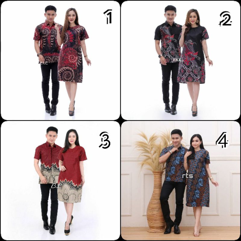 Rama Shinta Couple - Melani Set Couple Lilit Rovella Batik Couple Modern