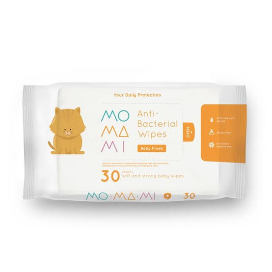 Mo Ma Mi AntiBacterial Wipes 121675 - Tisu Basah