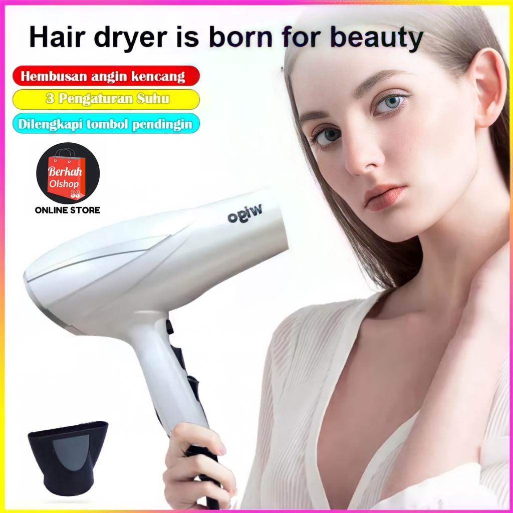 Berkah Oldshop 88 - Wigo W-810/811 Hair Dryer Besar Hot and Cool Pengering Rambut Salon 900 WAT