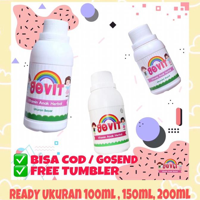 Flash Sale - Govit Vitamin Herbal Anak + Free Tumbler 200Ml