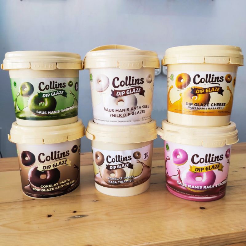 

Selai Collins Dip Glaze All Varian 1Kg