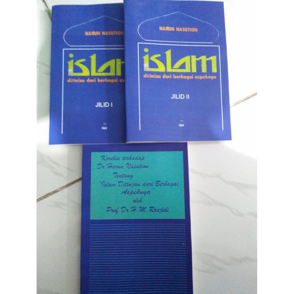 PAKET 3 BUKU HARUN NASUTION - PROF. DR. H.M. RASJIDI